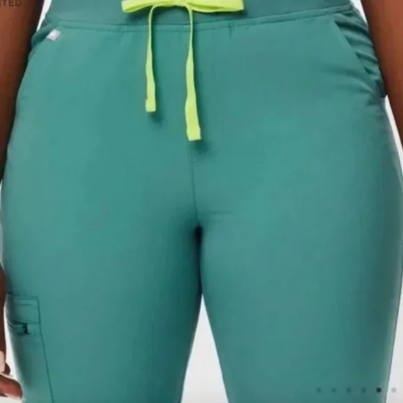 FIGS Cactus Zamora High Waisted - Petite Jogger Scrub Pants - Picture 6 of 7